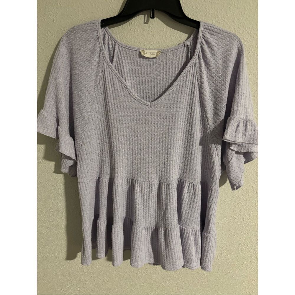 ❤️Altar’d State Tiered Short Sleeve Blouse